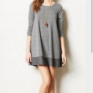 {{ Anthro Herringbone Swing Dress }}